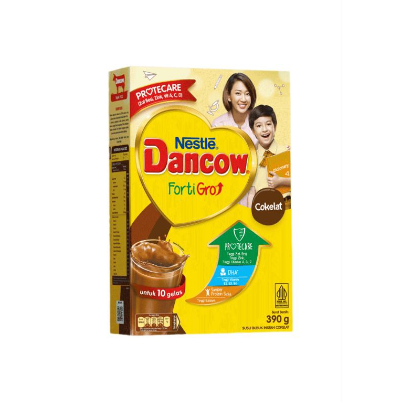 

Nestle Dancow FortiGro Susu Bubuk Cokelat Box 390g