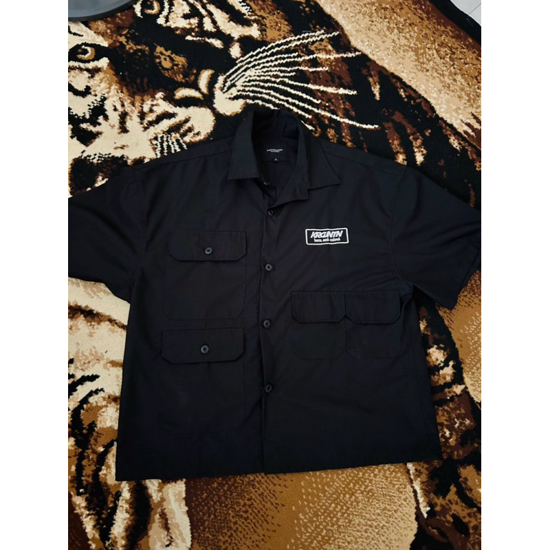KEMEJA HITAM KARUNG JANTAN || PREMIUM