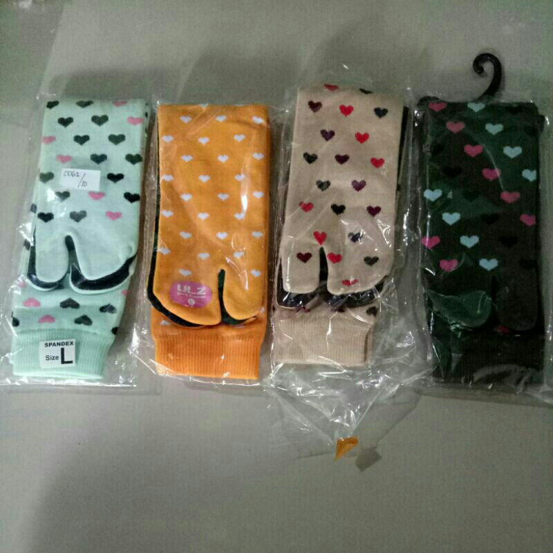 KAOS KAKI DEWASA  jempol komputer Empuk size L PILIH motif TABUR LOVE  cantik diMEDAN