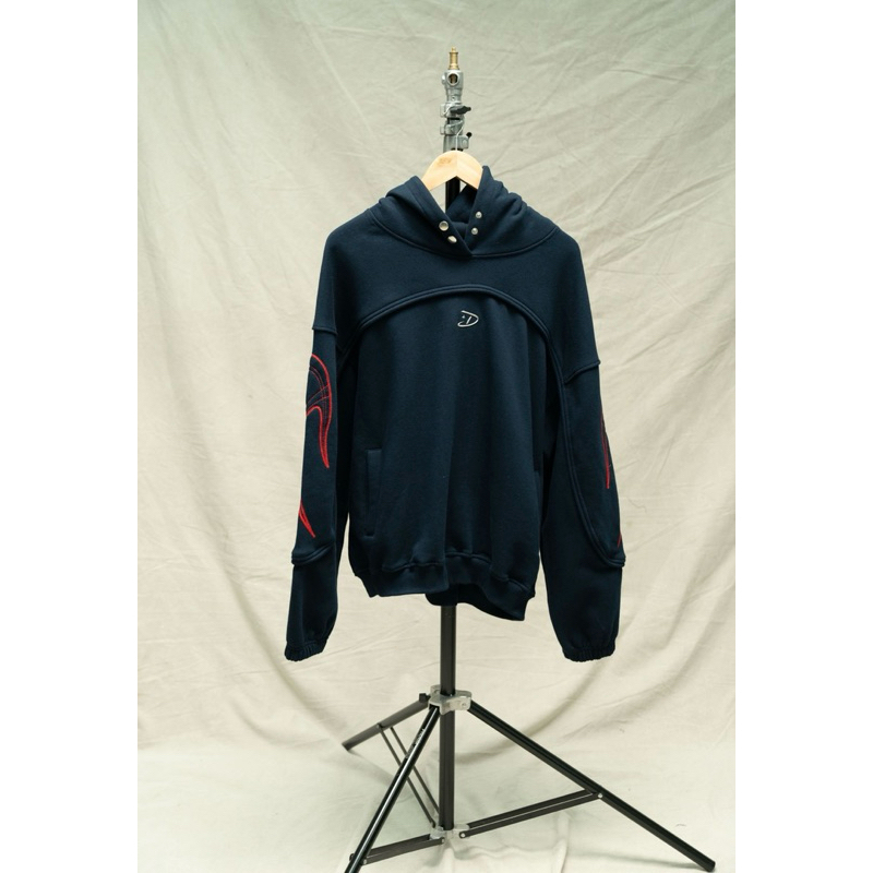 HOODIE DUSTLASTELLA DLS METAL NAVY
