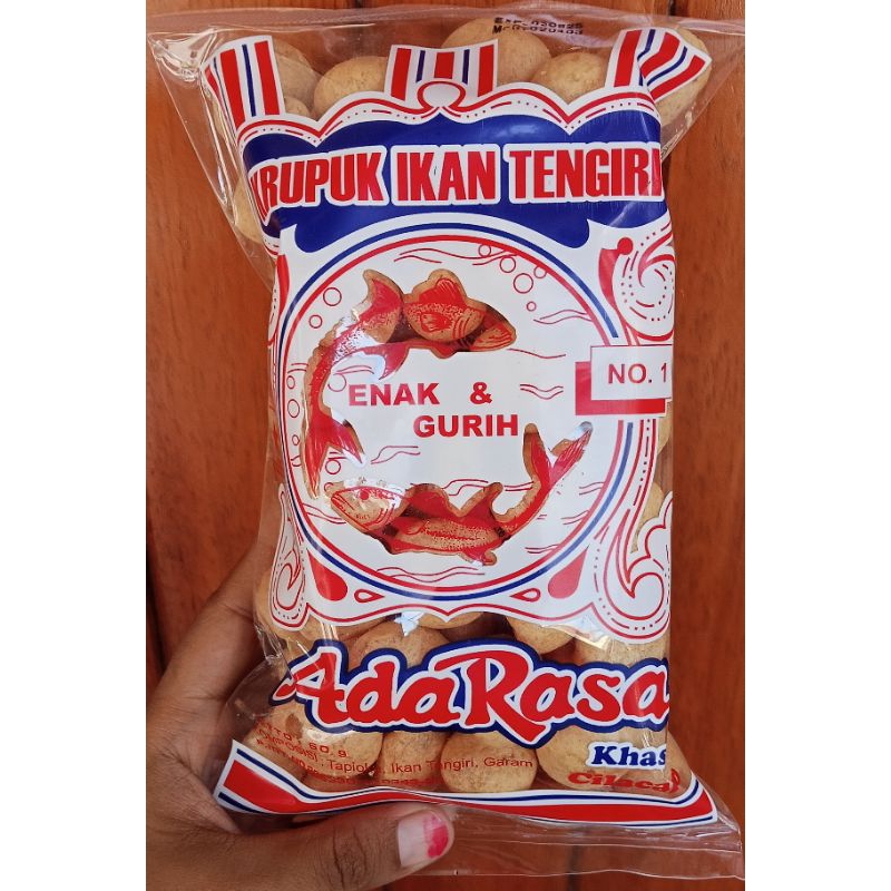 

Ada Rasa 60 g | Kerupuk Ikan Tengiri | Gurih & Renyah