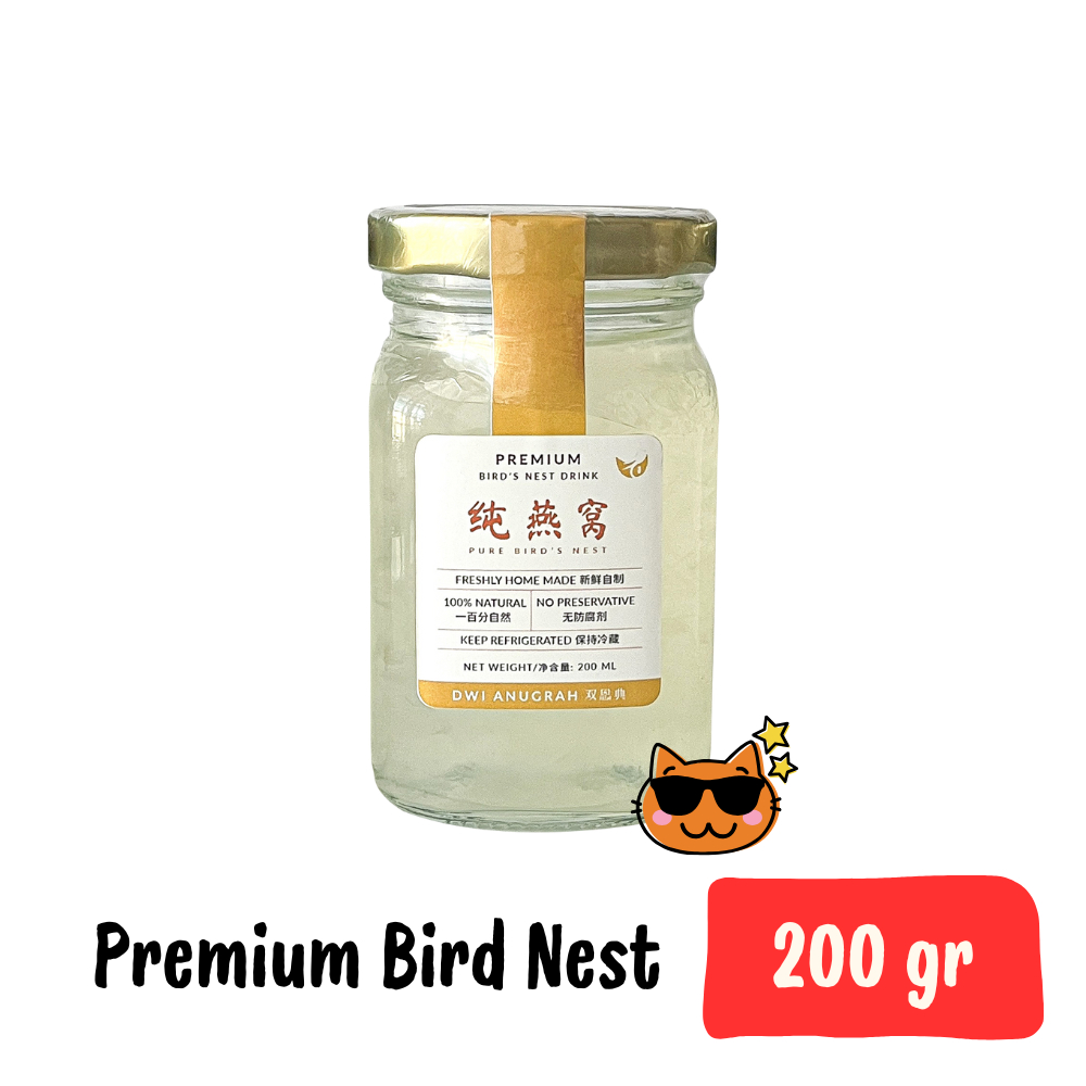 

Sarang Burung Walet / Bird Nest / Yan Wo / Yen Wo / 燕窝 - Premium Bird Nest 200 gr