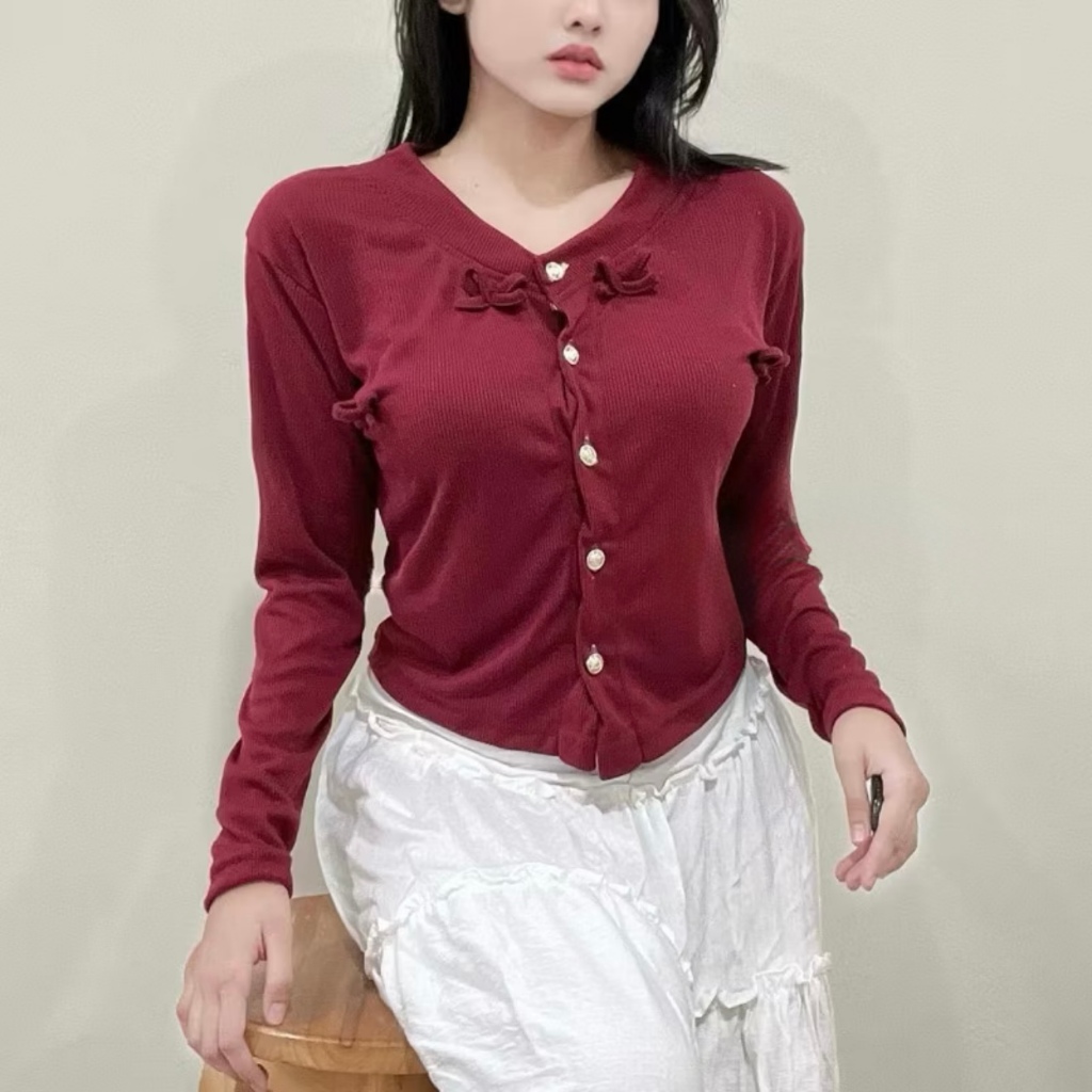 Lavinia Cardigan Pita Coquette / Cardigan Coquette / Cardigan Knit / Cardigan Pita / Cardigan Wanita