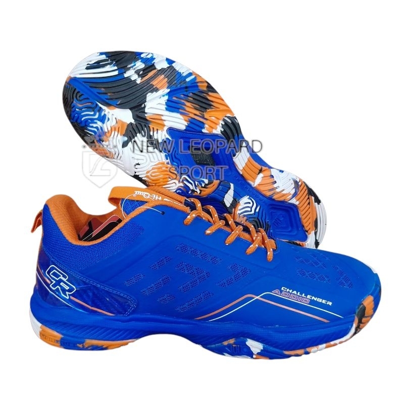 Sepatu Badmintkn HQ Challenger Addic Blue / Sepatu Badminton HiQua