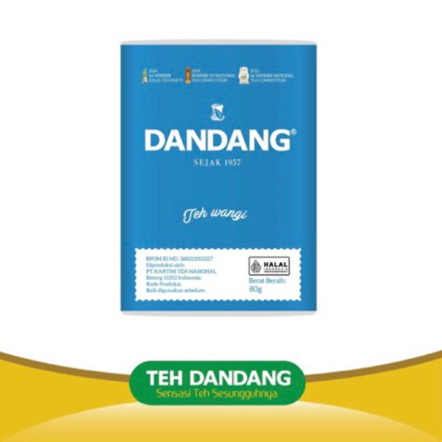 

Teh Dandang Biru 80 gr - Teh Tubruk - 1 Slop isi 5 Box 80gr