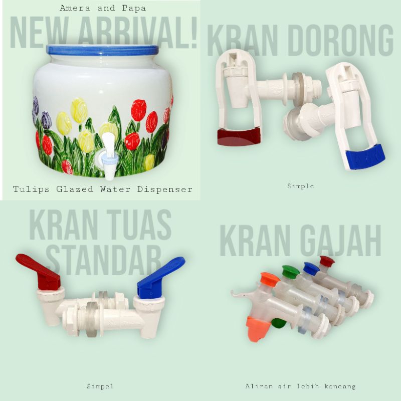 KRAN GUCI TRISENSA | KRAN GUCI KERAMIK | KRAN GALON AIR
