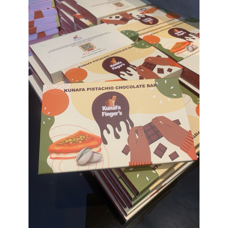 

Coklat Dubai Kunafa Finger Original