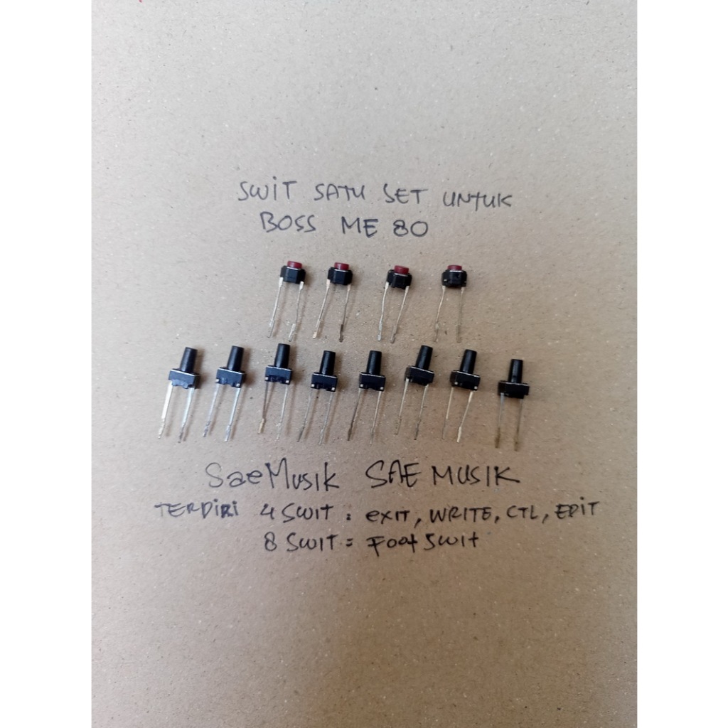 Swit Switch efek gitar BOSS ME80 ME-80 Satu set