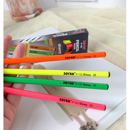 

Joyko Pensil P-102 2B Glowy 1box(12pcs)