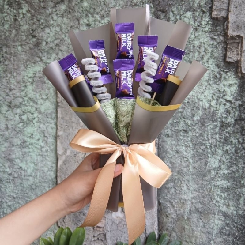 

BOUQUET COKLAT | BUKET COKLAT CADBURY MINI/DAIRY MILK [FREE PACKAGING]
