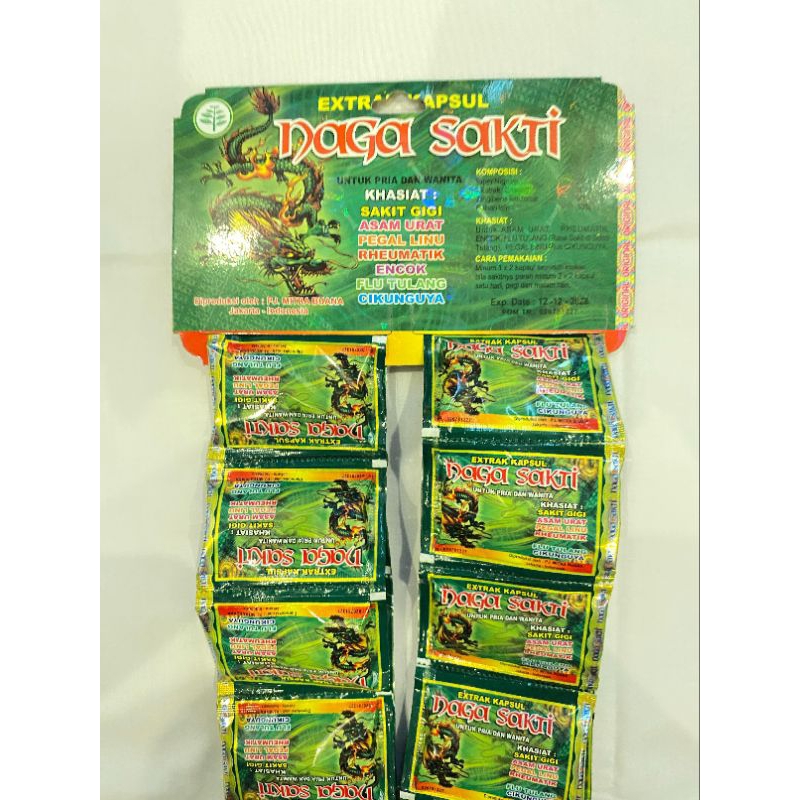 KAPSUL NAGA SAKTI ASAM URAT-SAKIT PINGGANG