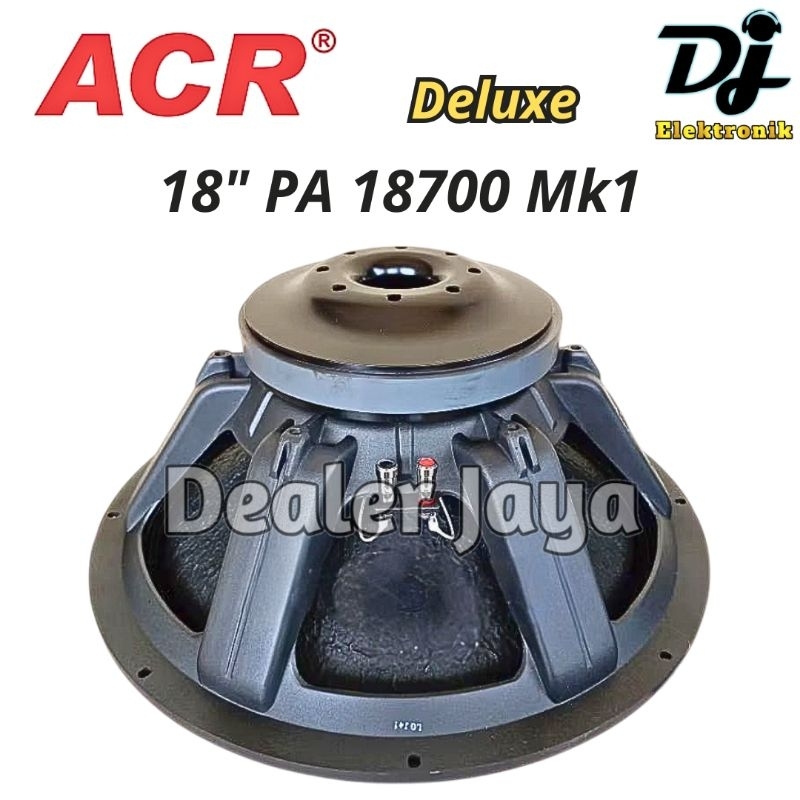 Speaker Komponen ACR PA 18700 Mk1 / PA18700 Mk 1 - 18 inch (Deluxe)