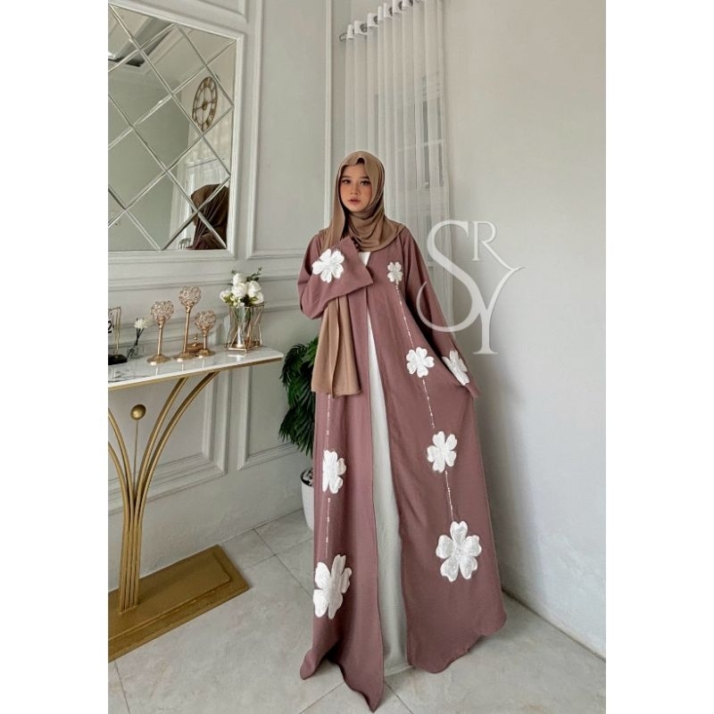 ABAYA ZULAIKHA // BAJU ABAYA DUBAI // GAMIS TERBARU // ABAYA MESIR  // OUTER GAMIS // ABAYA HITAM  /