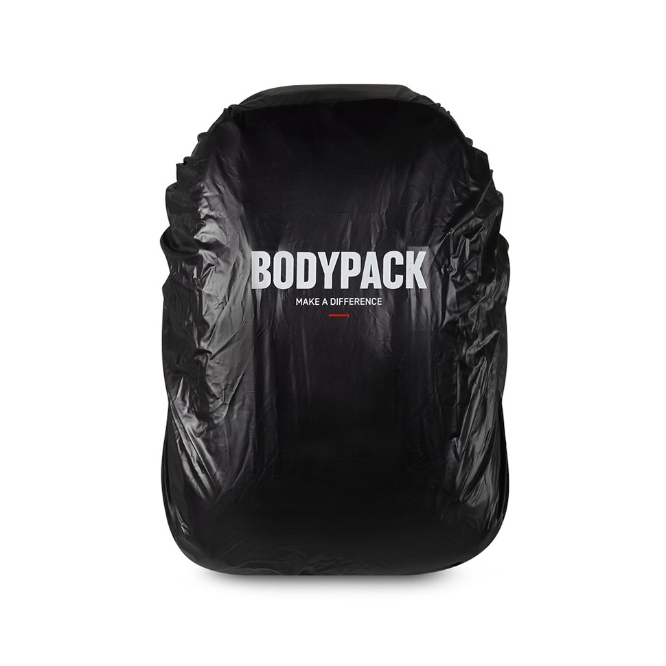 55CHEKOUT Pelindung Tas Bodypack Regen 1 Bag Cover  Hitam