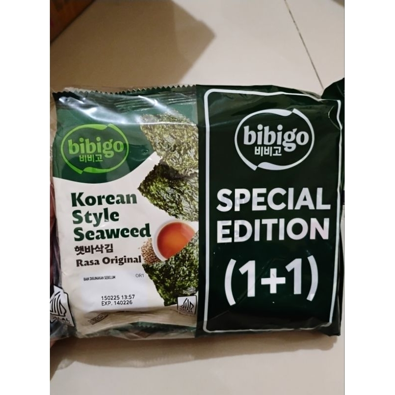 

Bibigo Korean Style Seaweed Original Special Edition 1+1 (2PCSX4GR)