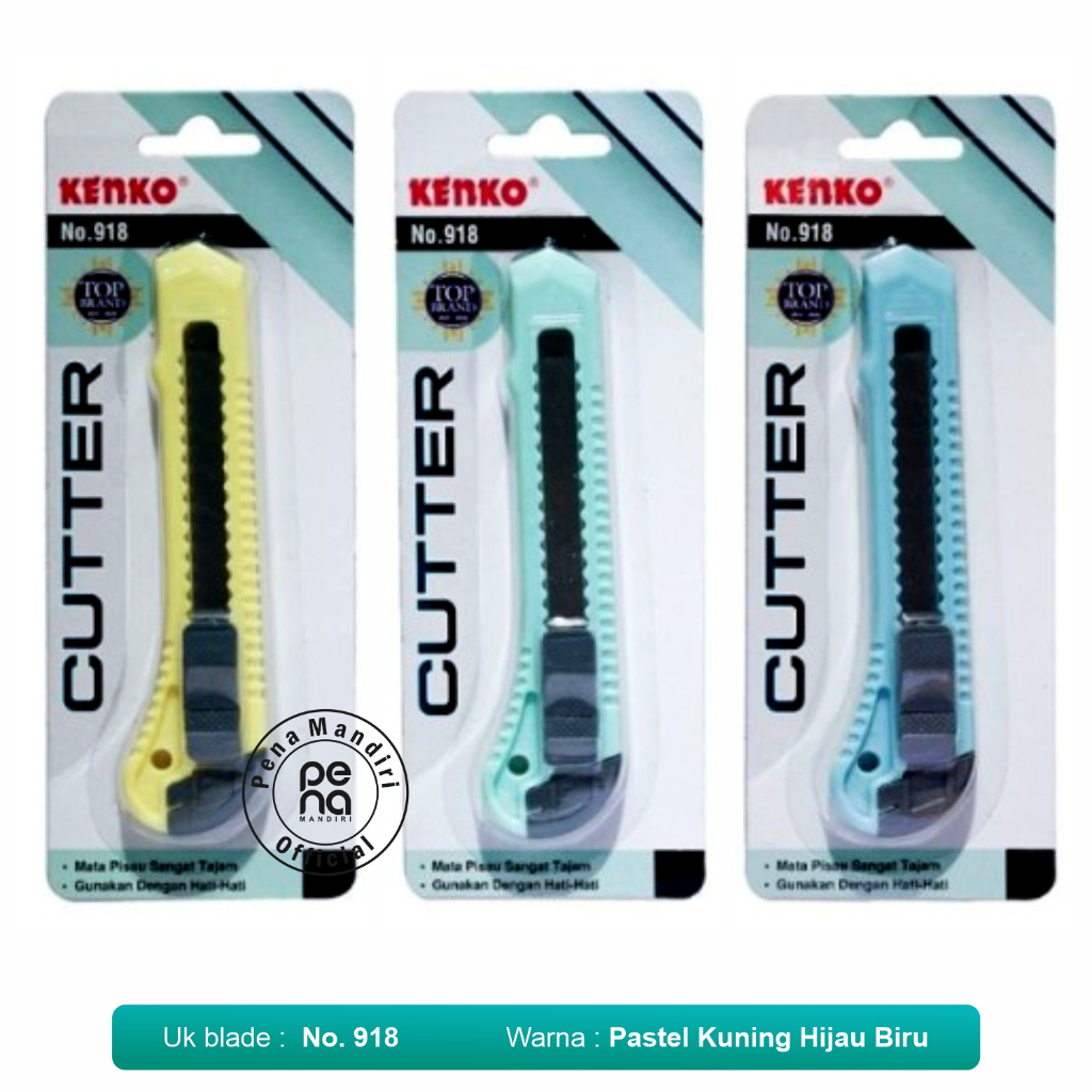 

Cutter Besar Warna Pastel Cuter Alat Potong Kenko No.918