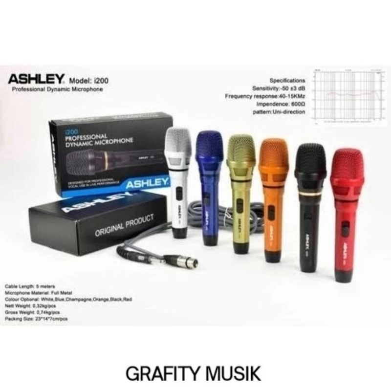 mic kabel ashley i 200/I 200