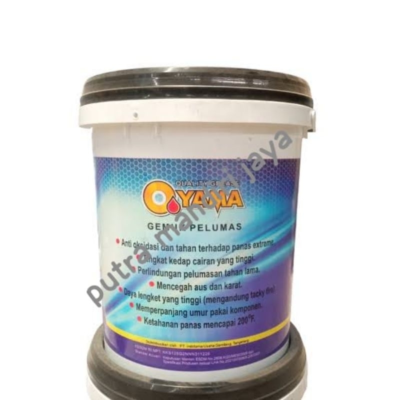 Oyama grease nlgi-3 / stempet oyama / gemuk nlgi 3 / super chassis grease pail 15 kg