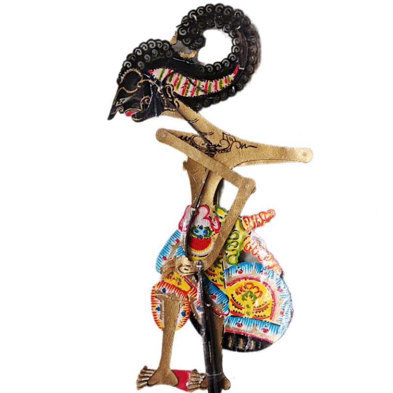 Wayang kulit Yudistira - wayang kulit Bambangan Jogja - wayang kulit asli - wayang kulit ukuran stan