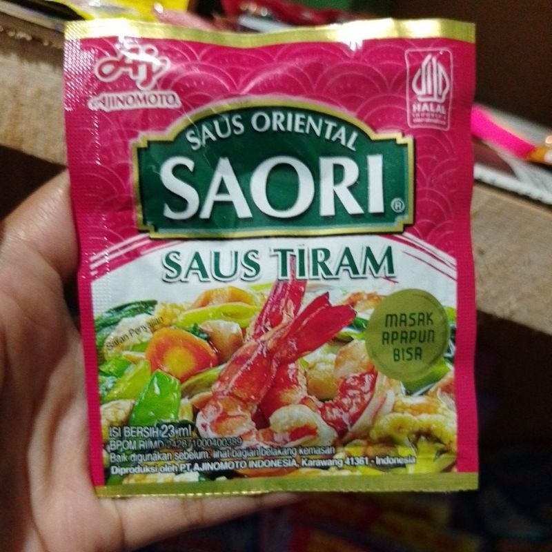 

Saori saos tiram sachet 23ml