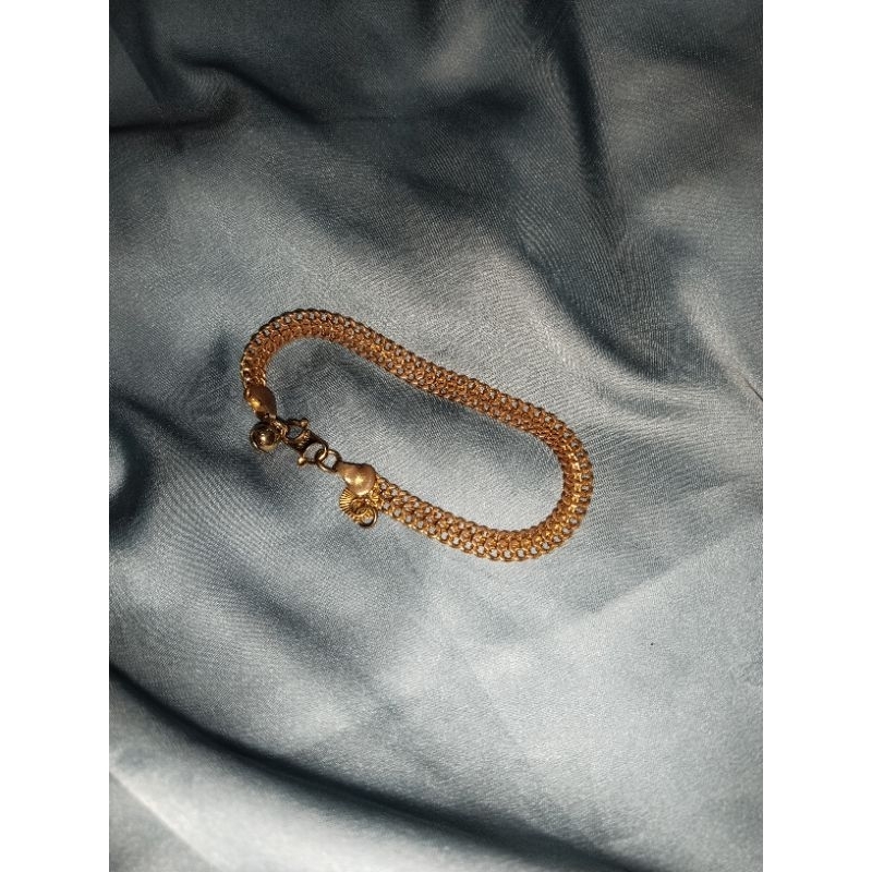 aksesoris perhiasan gelang/gengge 18kgp (gold plated)