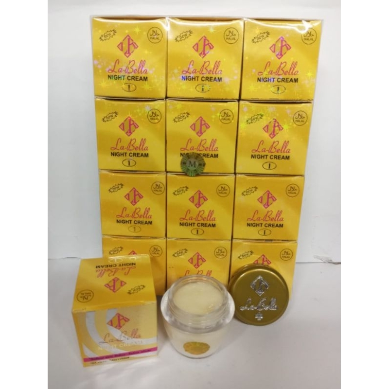12 Pcs Labella Cream Siang | Labella cream malam Holo M