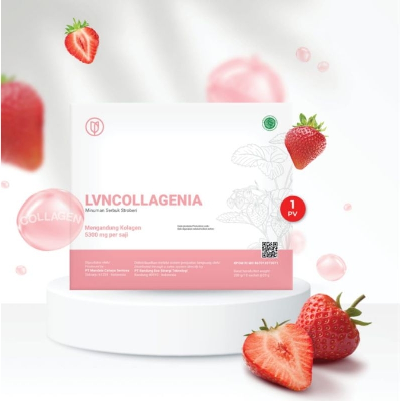 

Minuman Serbuk Strawberry LVNCOLLAGENIA Original 100%