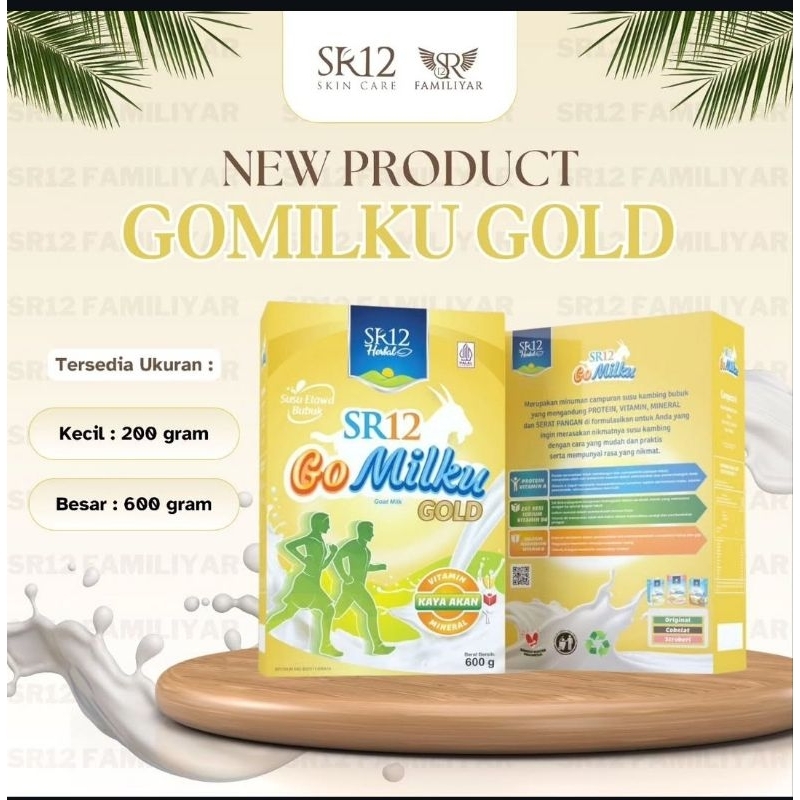 

SR12 100% Ori Go Milku Gold Susu Kambing Etawa Bervitamin Bermanfaat Untuk Kesehatan