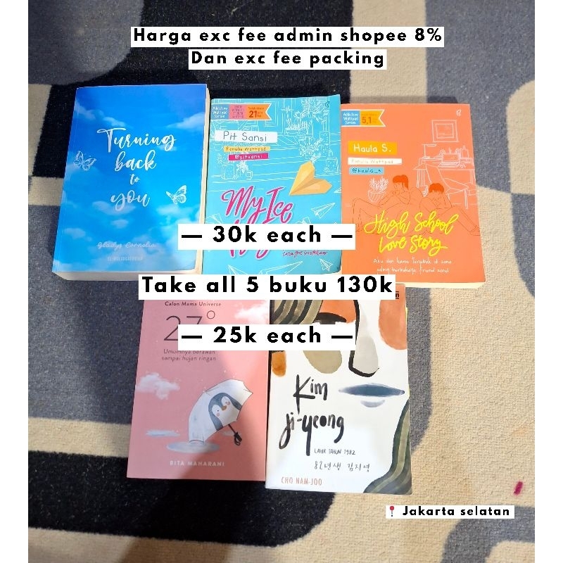 preloved novel au Turning back to you by Gladys Cornelia (@.gladgabriella), My Ice Boy by Pit Sansi,