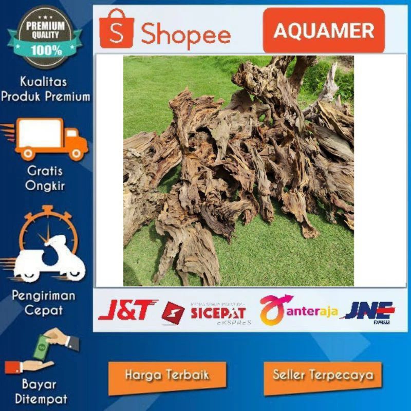 kayu akar rentek aquascape Size S kayu rantek akuarium aquascape size S