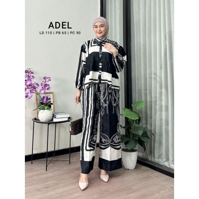 CEWEK STYLISH WAJIB PUNYA SETELAN WANITA KULOT ONESET CELANA PANJANG LD 110 BAHAN RAYON PREMIUM