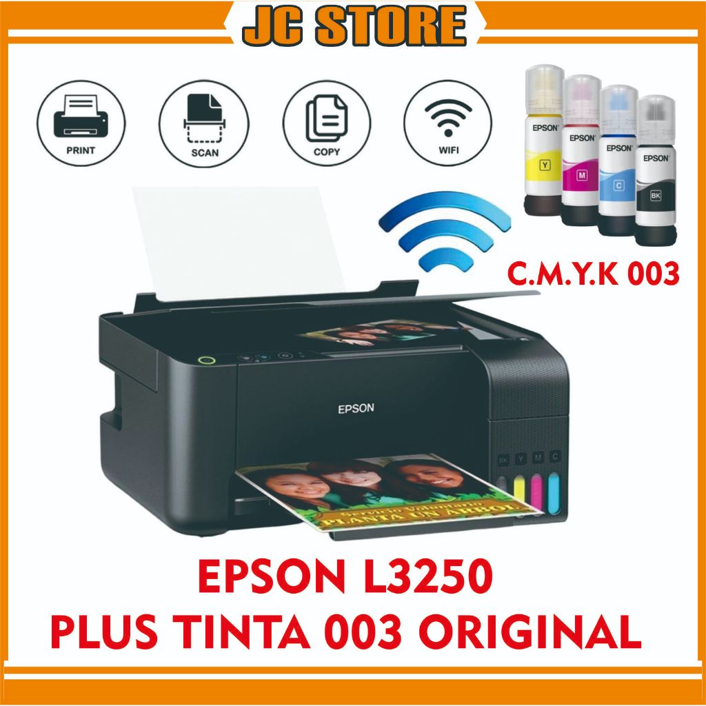 Printer Epson L3250 Wifi Epson L3250 Print Scan Copy Wireless Plus Tinta Original