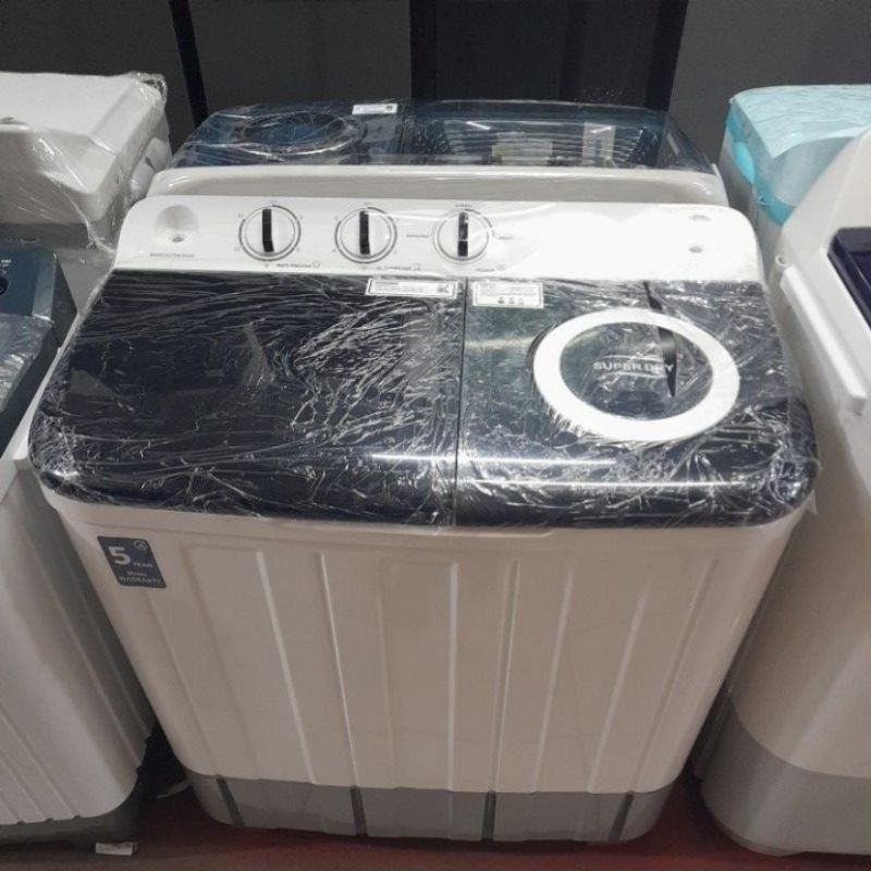 Mesin Cuci TCL 2 Tabung 9 Kg TWT 9620S