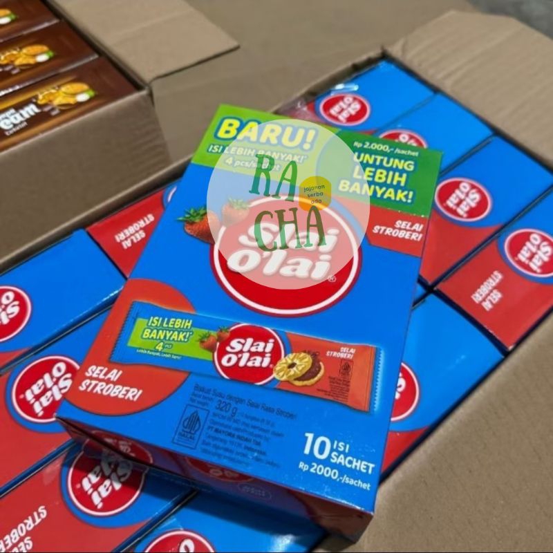 

1 PACK SLAI OLAI STRAWBERRY 10 SACHET