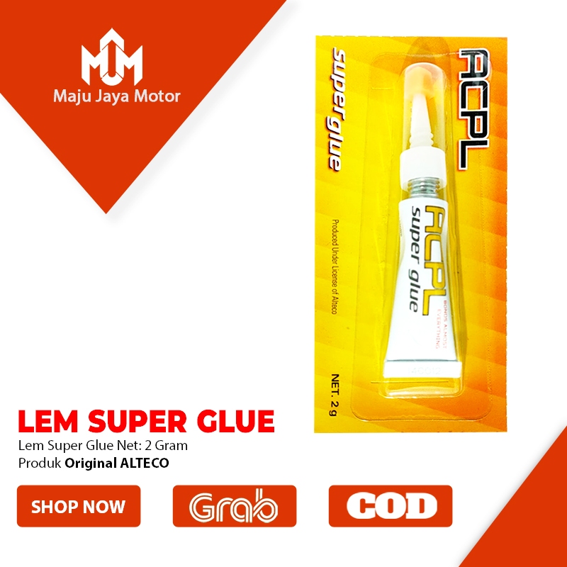

Lem Serbaguna Kaca Besi Plastik Kayu Sepatu Alteco Super Glue Original - Lem Setan - Lem Korea