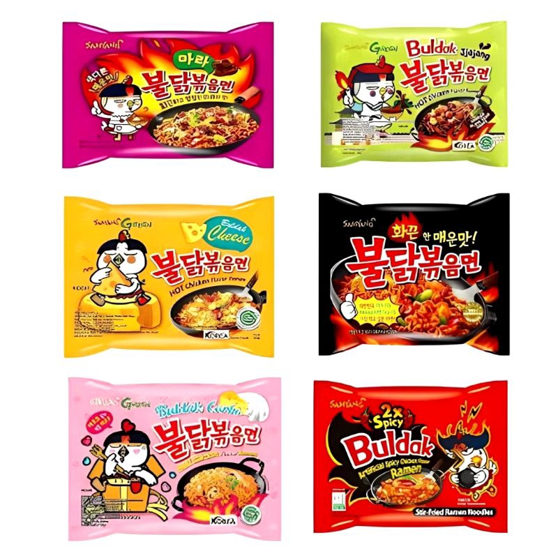 

SAMYANG HOT CHICKEN FLAVOR MIE INSTAN PEDAS KOREA HALAL 130GR / 140GR