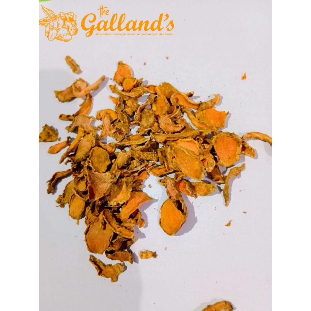 

KUNYIT KERING IRIS / RAJANG 100 gram