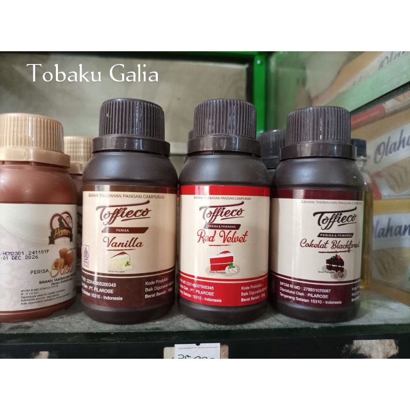

Pasta dan pewarna Toffieco coklat blackforest