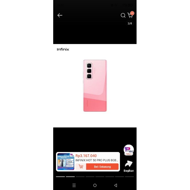 Infinix hot 50 pro 8/256GB