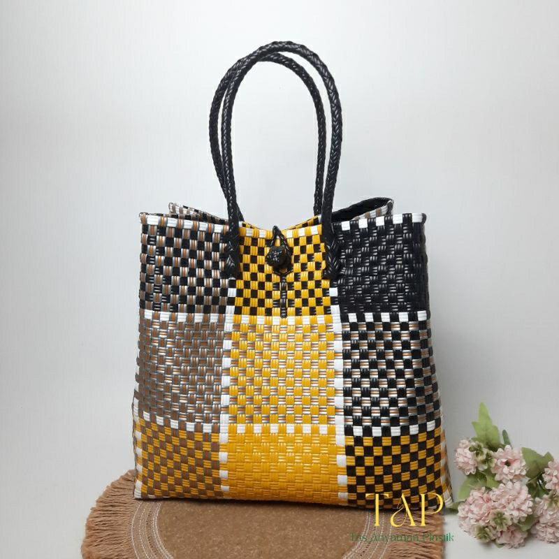 Tas Anyaman Plastik Tas Jali Jali Premium Size Jumbo