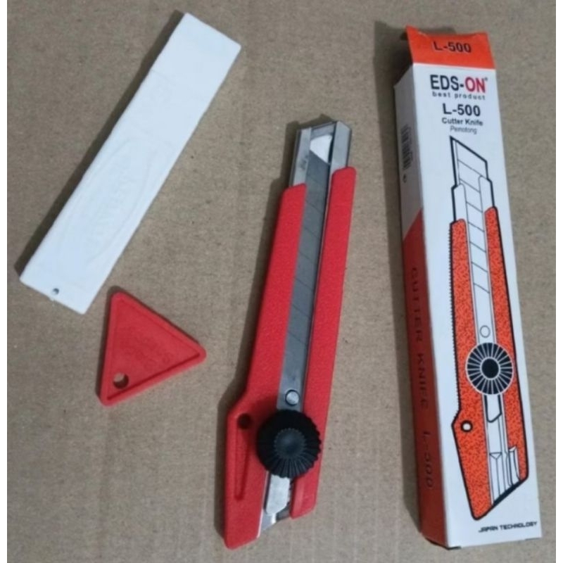 

1 paket hemat (cutter Eds-on +isi cuter Kenko 5pcs ) promo murah