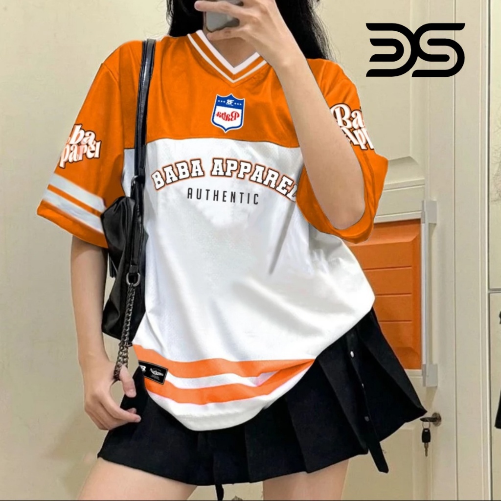 (Bisa COD) Baju Jersey Streetwear Number 13 Oversize Boxy Fit Retro Unisex Vintage / Jersey Ballet F