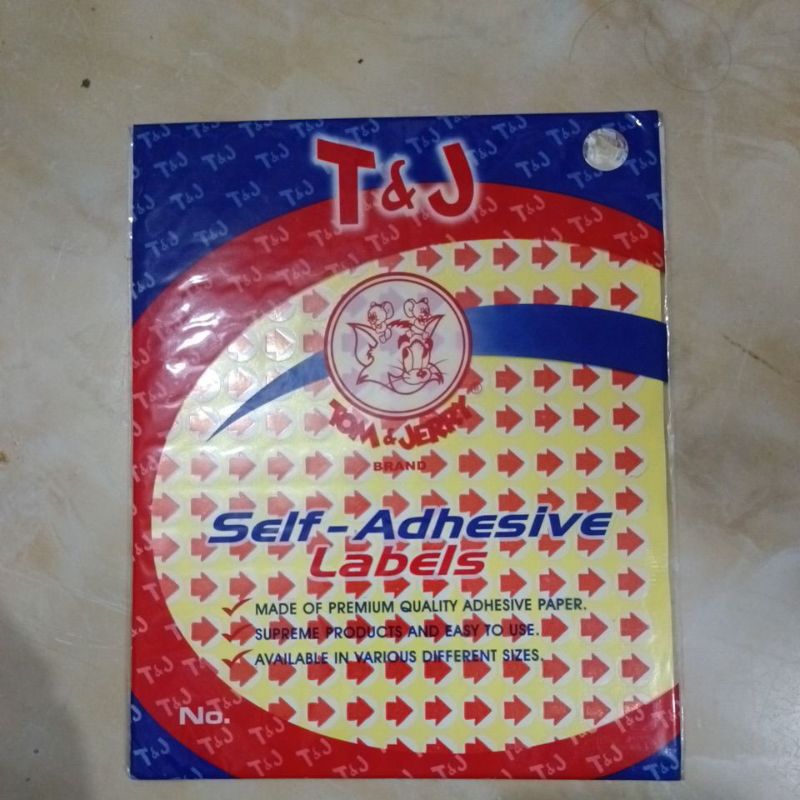 

label sticker Tom Jerry panah
