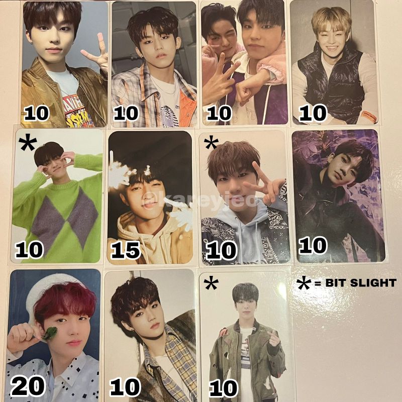 [ READY ] Photocard TREASURE OFFICIAL (Jeongwoo pob, Haruto kempi ar, Doyoung pob, Jaewoo unit, Hyun