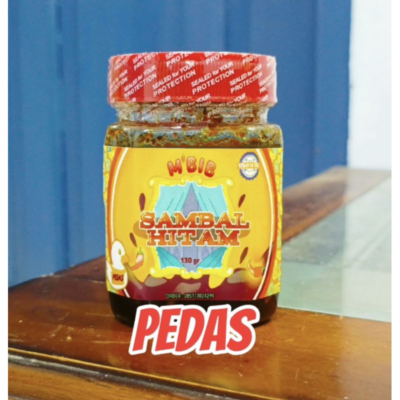 

M'BIB SAMBAL HITAM. kemasan 1 pcs rasa (PEDAS).
