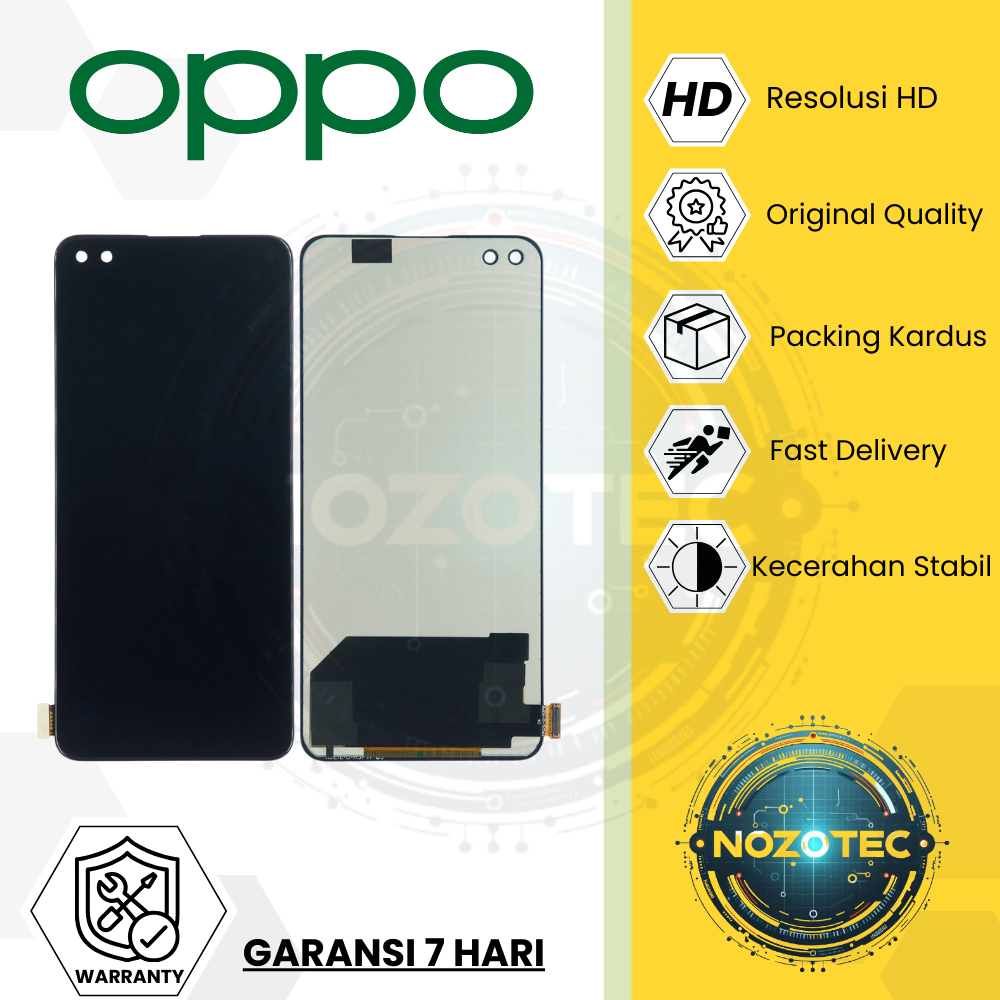 LCD TOUCHSCREEN HP OPPO RENO 3 PRO 4G / CPH2035 / CPH2036 / CPH2037 SPAREPART LAYAR SENTUH FULLSET C