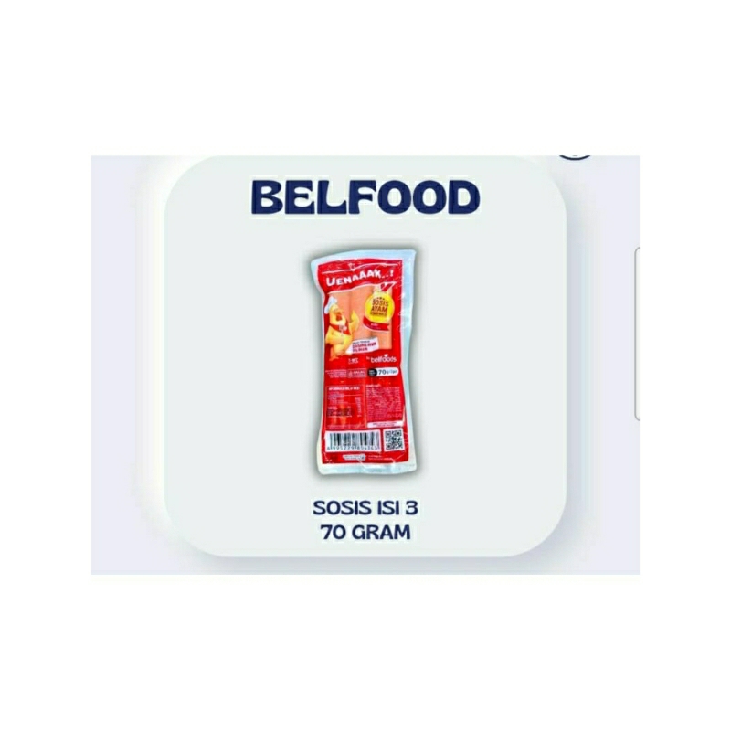 

Belfoods Sosis Ayam 70 gram (3 psc)