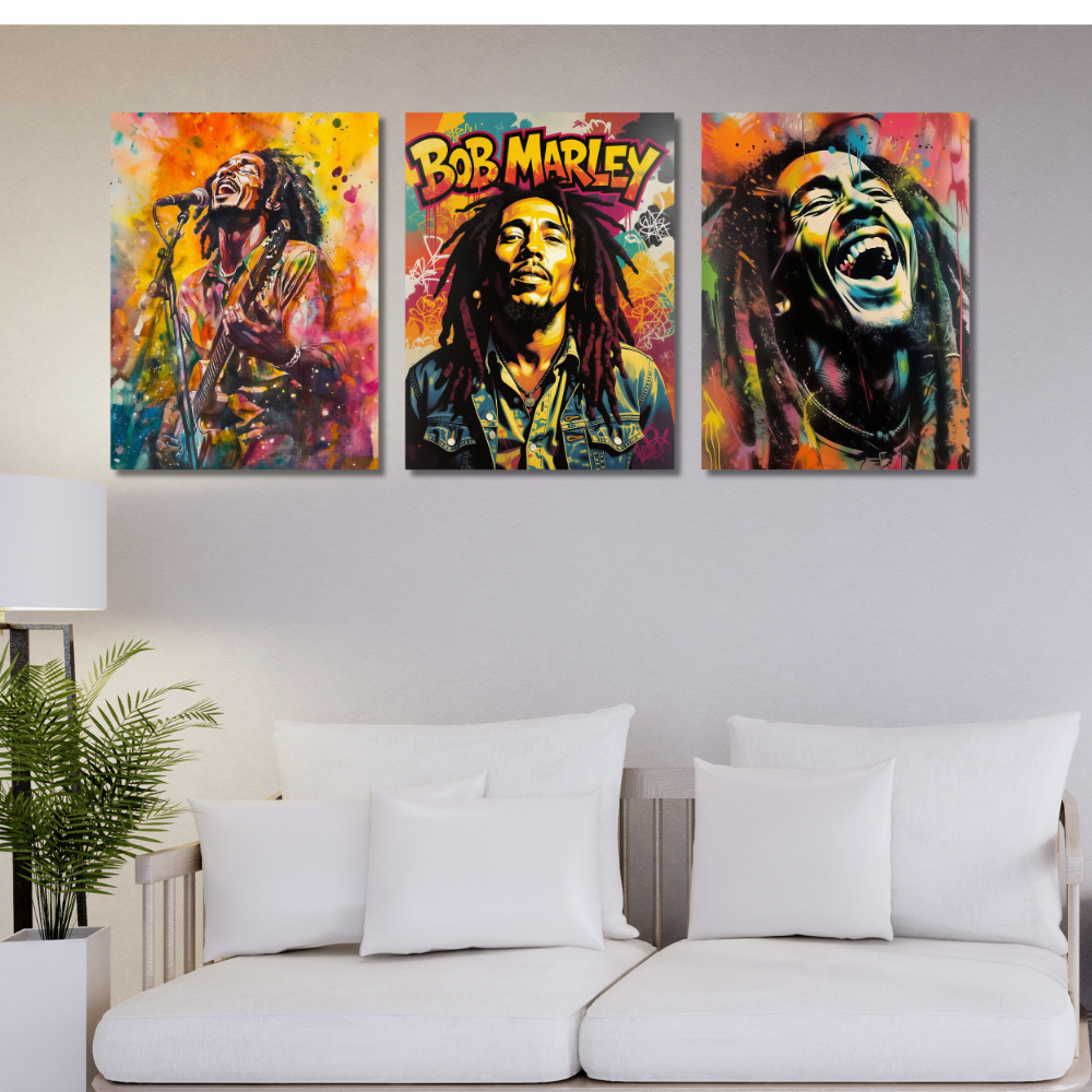 HD - POSTER KAYU BOB MARLEY HD/WALLDECOR BOB MARLEY/HIASAN DINDING BOB MARLEY/POSTER BOBMARLEY 30x40