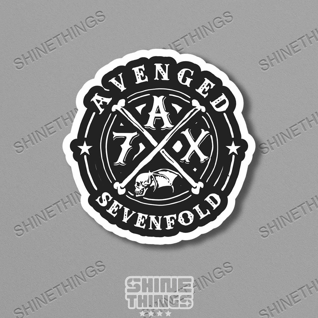 

[Stiker Satuan] stiker avenged sevenfold || sticker aesthetic band A7x