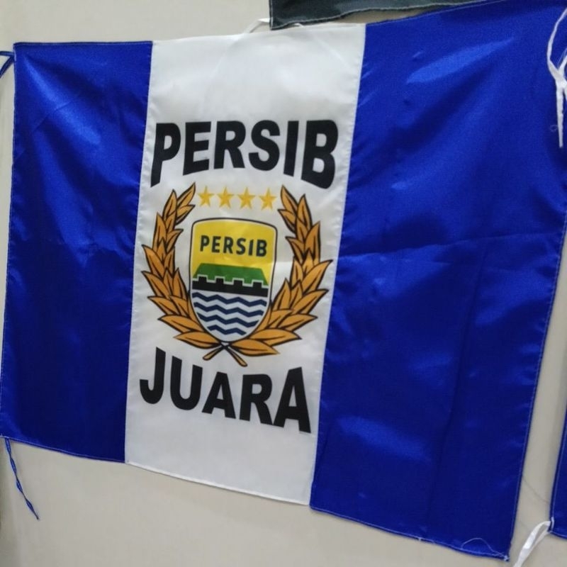 bendera Persib Bandung bendera viking Bobotoh Persib juara